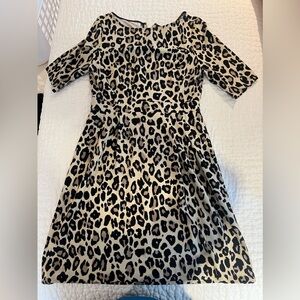 Kate Spade Leopard Print Knit Dress